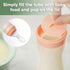 Haakaa Silicone Baby Food Dispensing Spoon Feeder 4oz, Infant Squeeze Feeder for Puree and Solid Food