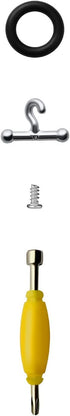 EBCO 50Pcs T Hooks, 50Pcs O-Rings, 120Pcs Screws, 2Pcs Spanner Repair Set for 3.75” G.I. Joe Action Figure Accessories