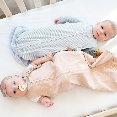 100% 2 Pack (6-12 Ely's & Co. Cotton Wearable Blanket Baby Sleep Bag Months, Blue)