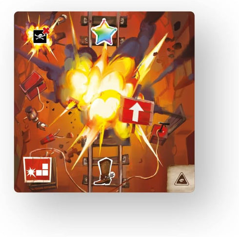 7+, 2-5 7 IELLO: Infernal Wagon - Quick Party Game, Complete Pre-Established Objectives to Prove Your Team Skill