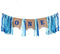 SS Cohen 1st Birthday Decorations, Baby Boy's Burlap Highchair Banner for First Birthday Celebrations