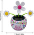 Solar Dancer Figure - Solar Powered Dancing Flower for Car Dashboard and Home Desk Decor