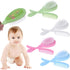 Junlinto 1 Set Baby Comb Brush Nursing Supplies Bathing Washing Hair Soft Bristle Round Tip Safe Head Massage