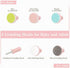 Electric Baby Nail File Trimmer Set for Newborns, Kids, and Adults with LED Light for Fingernails and Toes Care