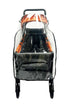 Rain and Wind Cover for Jeep Sport All-Terrain Stroller Wagon, Clear Design, Ventilation Holes, Maximum Coverage