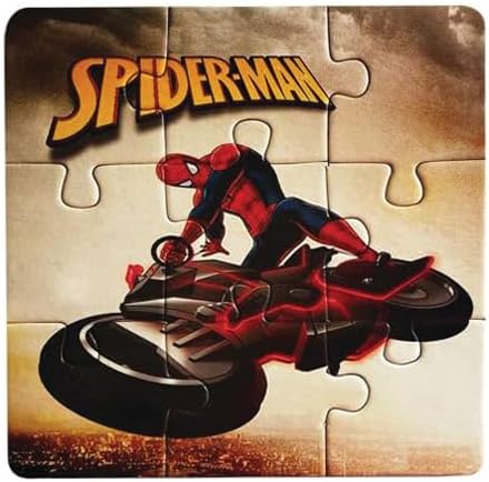 Spider Zigsaw Puzzle, Pack of 5, Total 45 Pieces
