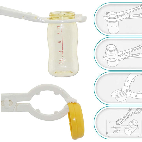 Shinycome Bottle Clamp Clip Non Slip Tongs Holder Sterilizer Tweezers Heat Resistance Sterilizer Tweezers