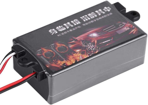 Dilwe RC Car Engine Sound Simulator, Remote Control Car Sound Module Set with 1 Speaker for 1/10 Vehicles