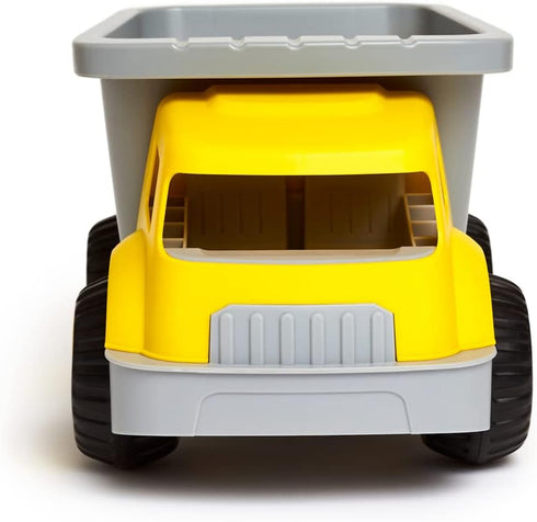 14.4" 18M+ Hape Load & Tote Dump Truck| Outdoor & Indoor Vehicle Beach Sand Toy for Toddlers