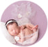Zeroest Newborn Photo Props Photography Wrap for Babies, Lace-Tulle Wraps Blanket for Photo Shoot Outfits (Cream)