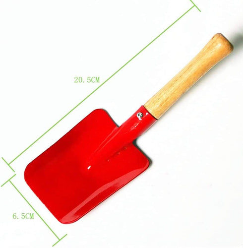 NUA Set 3 3 Garden Tool Pieces of Mini Metal rake Shovel TRO Knife Beach Sandbox (Suitable for Children Over Years Old)
