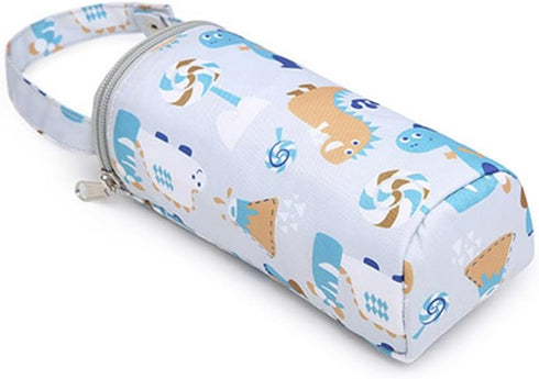 QERPON Milk Water Warmer Insulated Bag Baby Nursing Bottle Heater Freshness Preserved Feeding Bottle Bag for Car Travel