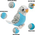 1 5.5 inches, Pcs Stuffed Parakeet Toy, Budgerigar Plush Toy, Parakeet Soft Toy, Stuffed Bird for Kids, Blue