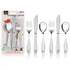 Lehoo Castle 6 Piece Kids Silverware Set, Stainless Steel Toddler Spoons, Forks, and Knife, Dinosaur World