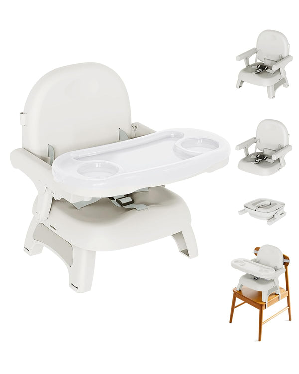 Booster Seat for Kitchen Chair, 3-in-1 Foldable & Portable Booster Seat with