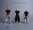 1/12 Scale Male Clothes, Men's Tight Short Sleeves Pant Warrior Combat Suit for 6inch Action Figure