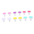 Generic 12 Trimming, 1 12 Baby Nail Grinder Heads, Replacement Pads, Color Coded Pads for Age Specific Use, ABS
