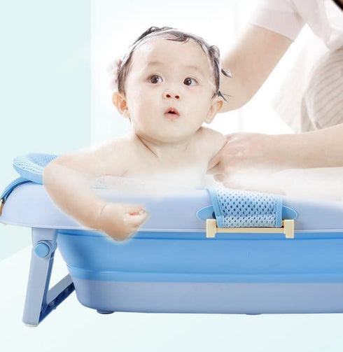 Adjustable Universal Baby Bath Support, Non-Slip Infant Bathtub Shower Net, Quick Drying Bath Sling for Toddler