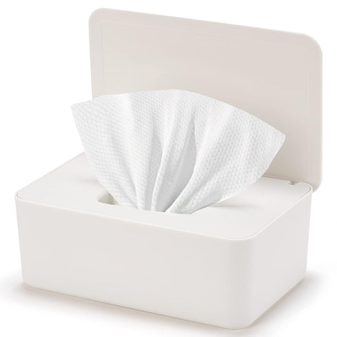 wenvastree Baby Wipes Dispenser, Wipe Holder for Baby & Adult,Keeps Wet Tissue Fresh,