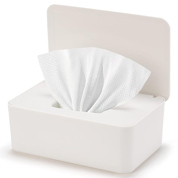 wenvastree Baby Wipes Dispenser, Wipe Holder for Baby & Adult,Keeps Wet Tissue Fresh,