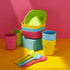 GET FRESH PLA Kids Cups Set – 4-Pack Melamine-Free Dinner Cups for Kids, Microwave Safe, BPA-Free, Reusable Tumblers