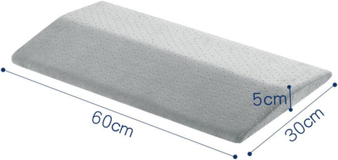 Memory Foam Pregnancy Pillow - Donut Cushion for Belly Support in Grey