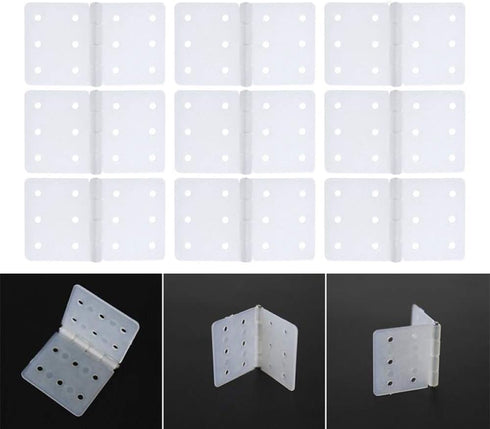 25Pcs Pinned Nylon Hinges Parts for RC Airplane Plane Model Aircraft KT