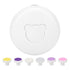 Trimmer Set 6 Electric Baby Nail Nail File Kit with Grinding Heads for Infant (White)