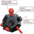 WCZCBOYA 12 A4) Sided Fidget Toys Cube,Dodecagon Fidget Toys for Kids Adults, Relief Stress and Anxiety Anti Depression