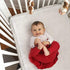100% QuickZip Crib Extra Zip-On Sheet (SecureFit Wraparound Base Not Included) - Faster, Safer, Easier Baby Crib Sheets