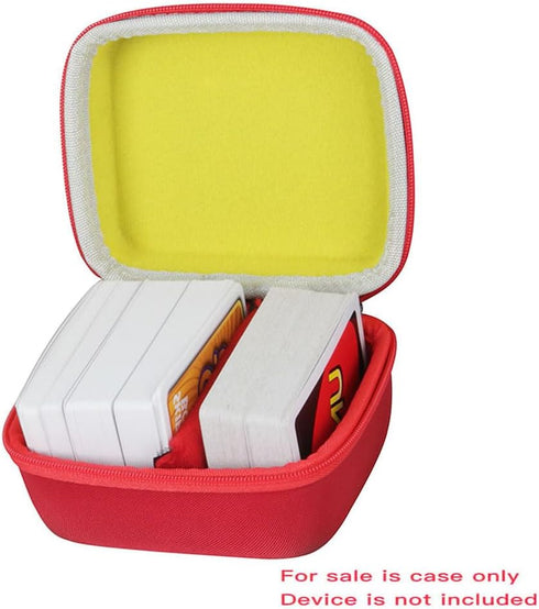 Hard Travel Case for Skip BO + UNO Card Game/Skip BO + Phase 10 Card Game.Fits up to 300 Cards.Not Including Cards (Red+Yellow)