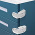 4 Pack Drawer Locks, Maveek Child Proof Cabinet Locks, Baby Safety Bottom Latches for Furniture and Drawers