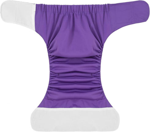 Oyolan Adult Cloth Diaper Cover for Incontinence Active Waterproof Leakproof Pants Reusable Washable Nappy Pocket