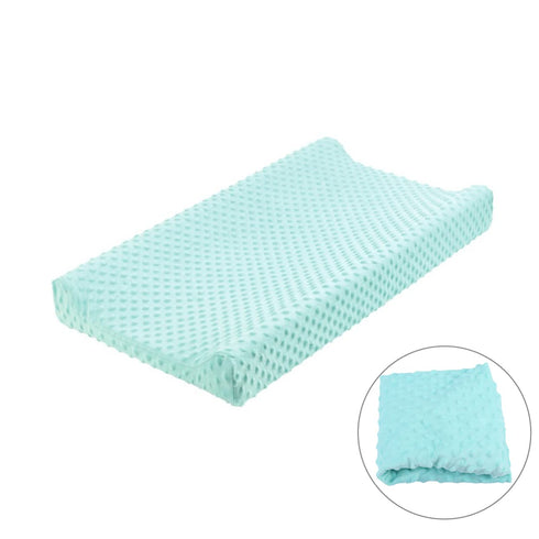 ORFOFE Breathable Baby Changing Pad Cover Mint Green Soft Massage Table Changing Mat Detachable Design for Infants