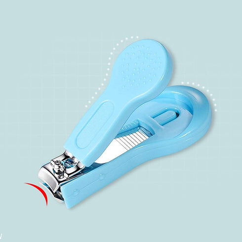 Magik 4-in-1 Set Baby Newborn Infant Toddler Grooming Kit Nail Clippers Scissor Nail File Tweezer (Pink)