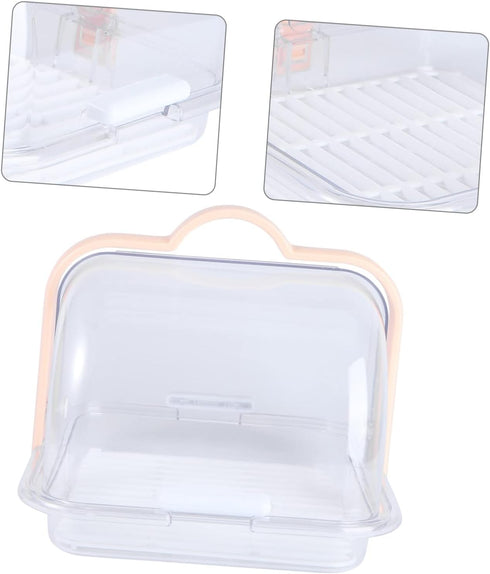 Portable Milk Bottle Draining Rack Multi-Functional Storage Box for Bottles Bread and Chopsticks Lightweight Sealed