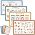 Babebay Disposable Placemats for Baby, 60 Pack Sticky Toddler Placemat for Restaurants,