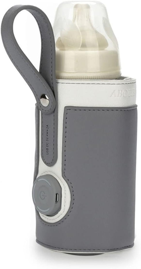 Yardwe Portable USB Bottle Warmer Bag Intelligent Multi Gear Temperature Control the Go Heating for Breastmilk