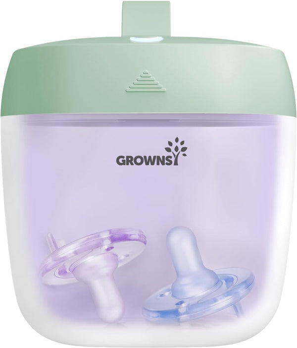 GROWNSY Pacifier Sanitizer Portable, UV Light Sanitizer on The Go, USB Charging