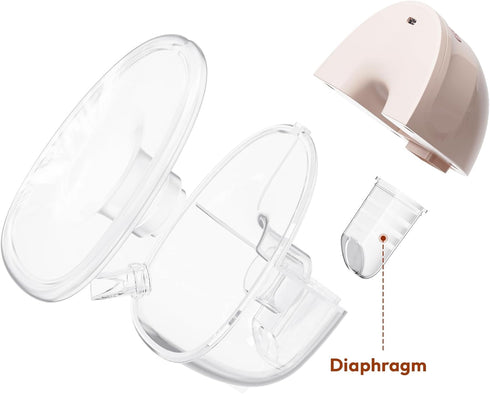 8111, 2 NCVI Replacement Diaphragm Compatible with Hands Free Breast Pump Original Wearable Breastfeeding Pump