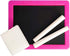 Set Neon Chalkboard Includes Board, Chalk, and Eraser, Educational Learning, Kids Prizes, Prize Giveaways, Party Favors