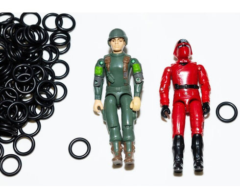 O-Ring GI Joe 3-3/4" Compatible with Action Waist Bands - Professor Foam, Pack of 50 pcs