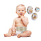 Baby Hernia Belt Umbilical Truss, Adjustable Navel Band for Newborns, Belly Button Band, Medium (Grey)