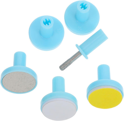 Ipetboom 6pcs Electric Nail Buffer Replacement Pads for Safe Grooming and Trimming Newborns