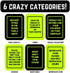 Drinking Card Games for Adults - 150 Cards & 6 Categories for Game Night, College Parties, and Bachelorette Parties
