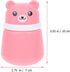 OSALADI Baby Powder Bottle: Cartoon Bear Powder Puff Box, Infant Loose Powder Box with Puff, Talcum Powder Container