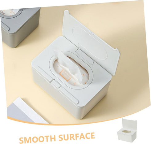 LIFKOME 2pcs Set Refillable Wipe Dispenser for Baby Adult Travel Wipes Holder Waterproof Container for Home Nursery