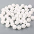 10Pcs White Rattle Balls Inserts for Rattle Box Repair, Noise Maker Insert for Dolls and Plush Rings
