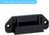 Retractable Baby Gate Replacement Parts, Black, Full Set Wall Mounting Accessories for Pet Gates