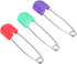 Xinsheinelry 12 Pcs Colors Locking Baby Cloth Nappy Diaper Craft Pins